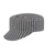 Kuchárska čiapka so šiltom New Grey stripe